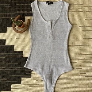 Ribbed Bodysuit